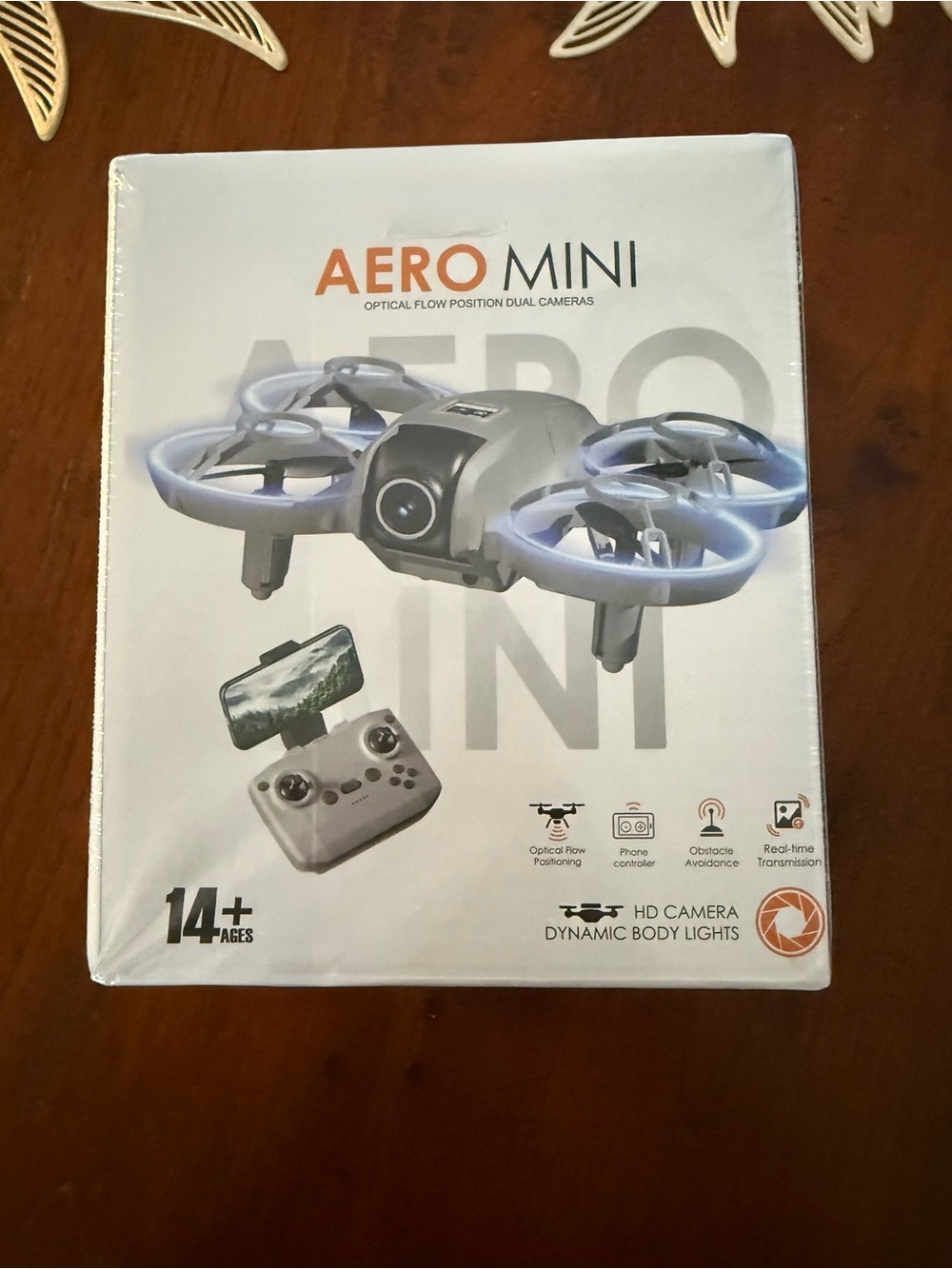 Aero Mini Drone HD Dual Camera Optical Flow Positioning Obstacle Avoidance - New